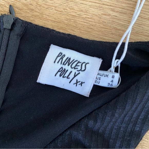 Princess Polly - Trisha Midi Dress in Black - Picture 4 of 8